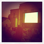Outdoor movies on the potomac